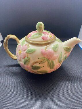 Desert Rose Teapot. Made in Portugal
